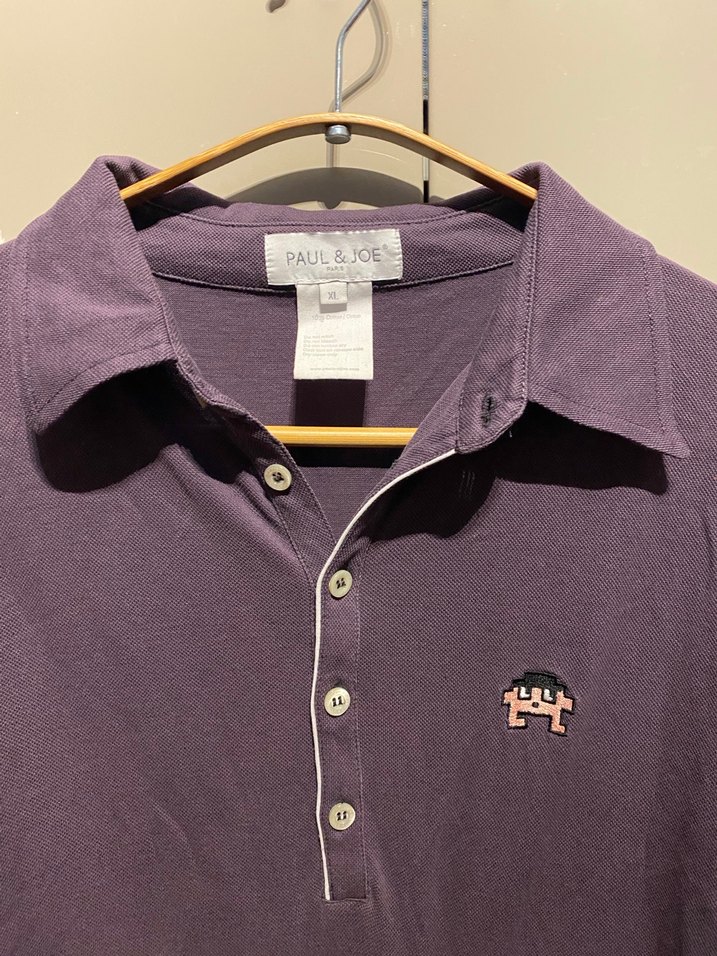 Erkek Mor Uzun Kollu Paul&Joe Tişört - Görsel 2