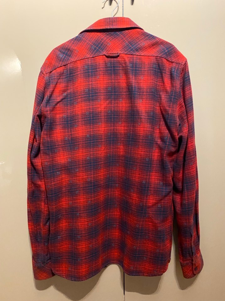 Erkek Ekoseli Kırmızı Zara Man Gömlek - Görsel 4