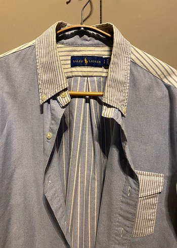 Erkek Mavi Denim Ralph Lauren Gömlek - Görsel 3