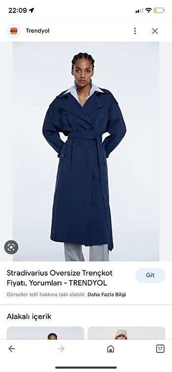 Stradivarius trençkot