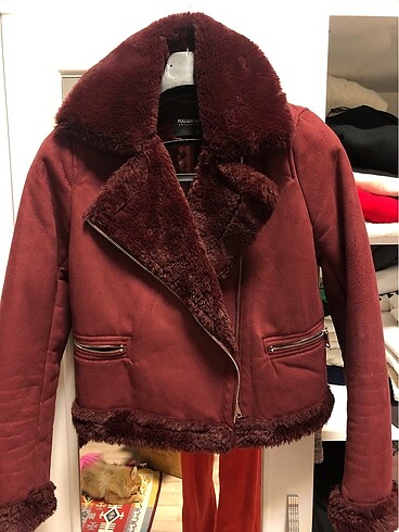 Pull and bear bordo biker mont