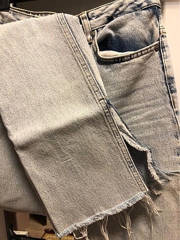 Trendyolmilla paça detay jean - Görsel 3