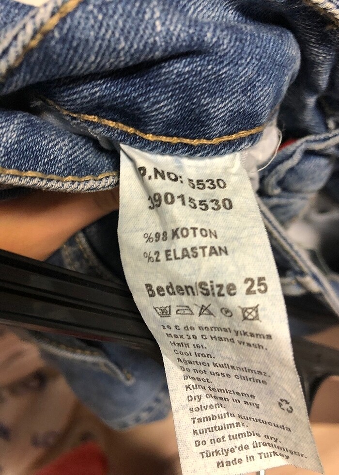 Addax yırtık jean - Görsel 4