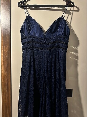 Dantel abiye elbise - Görsel 5