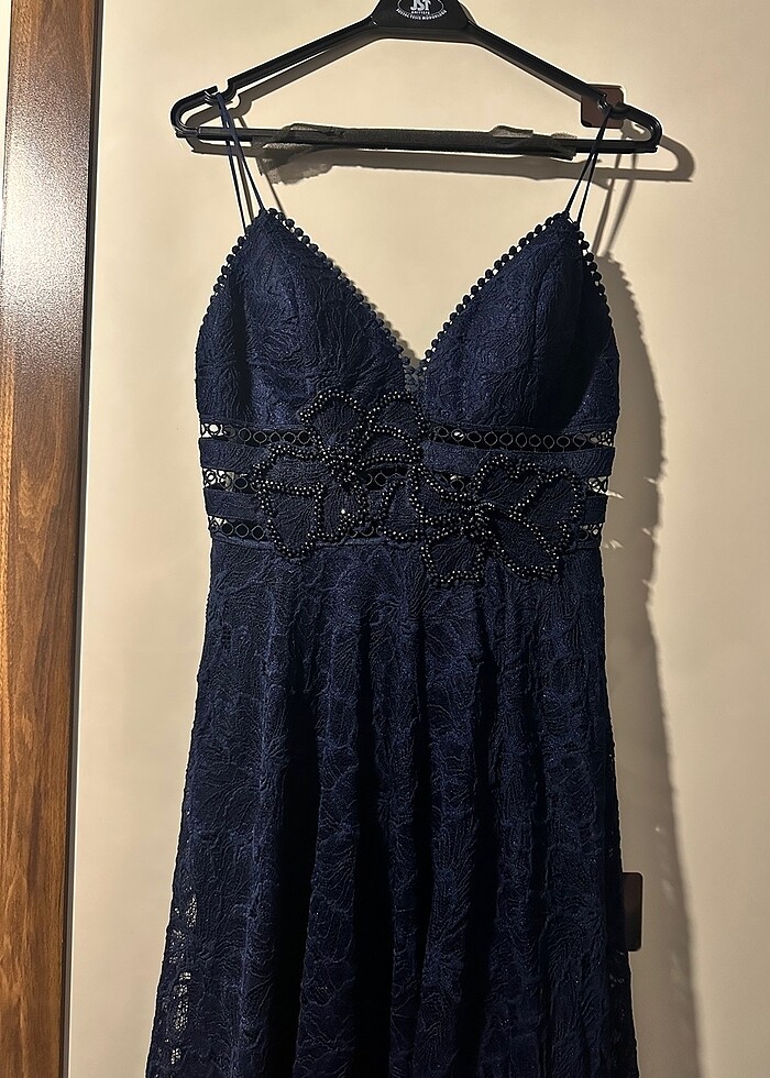 Dantel abiye elbise - Görsel 2