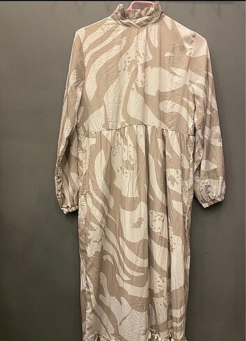 Çok şık uzun tesettür elbise - Görsel 7