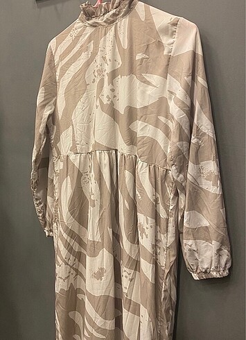 Çok şık uzun tesettür elbise - Görsel 5