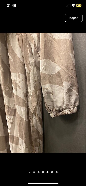 Çok şık uzun tesettür elbise - Görsel 8