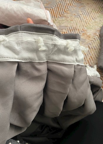 Modern Klasik Gri Perde - Görsel 3