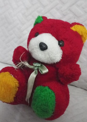 Renkli Peluş Ayıcık Oyuncak - Görsel 2