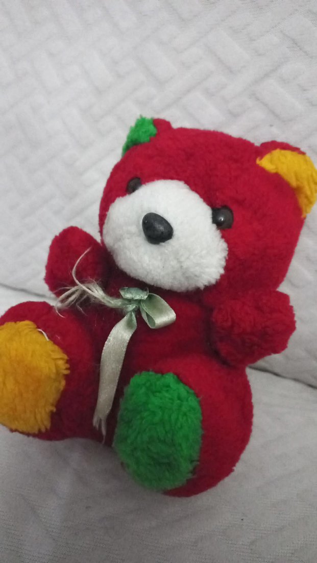 Renkli Peluş Ayıcık Oyuncak - Görsel 2