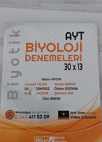 Biyotik Ayt biyoloji denemesi sıfır
