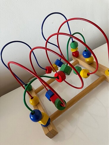 Beden Renk İkea Büyük Helezon Ahşap Koordinasyon Oyuncağı