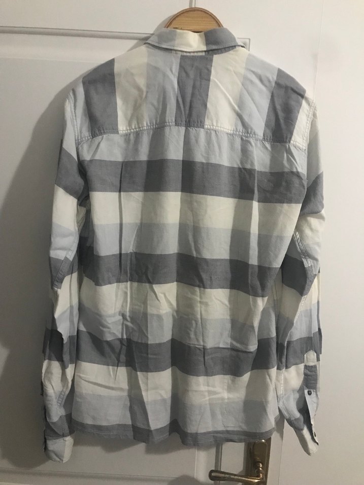 Uzun Kollu Düğmeli Erkek Gömlek - Görsel 5