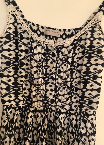 Kolsuz Desenli Elbise - Görsel 2