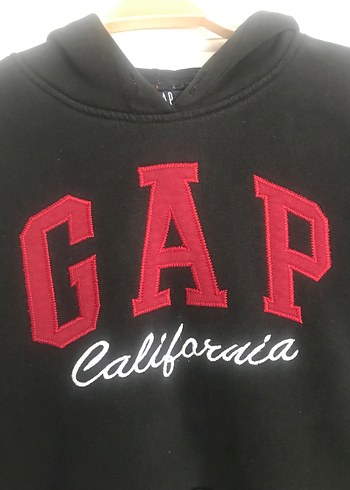 GAP Siyah Kadın Sweatshirt Kapüşonlu - Görsel 2