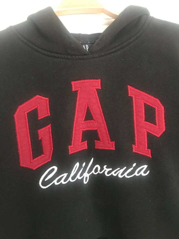 GAP Siyah Kadın Sweatshirt Kapüşonlu - Görsel 2