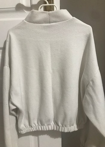 Yüksek Yakalı Kadın Sweatshirt - Görsel 4