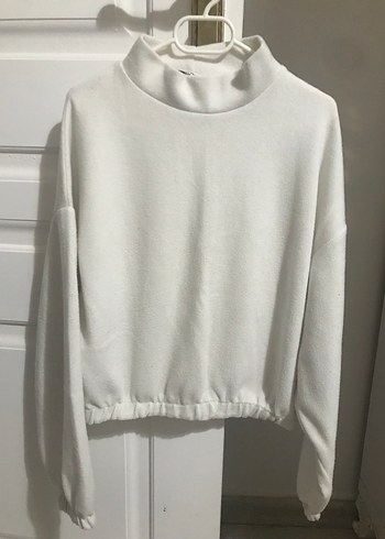 Yüksek Yakalı Kadın Sweatshirt - Görsel 2