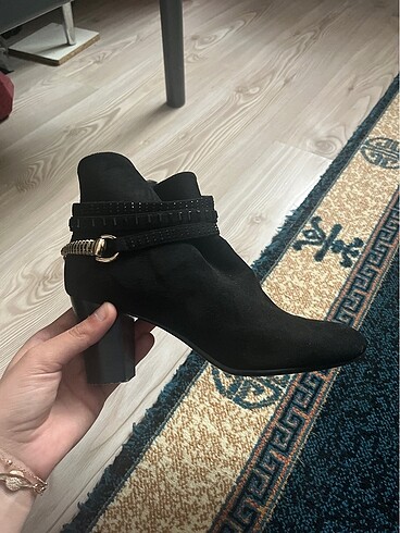 Diğer Siyah Topuklu bot