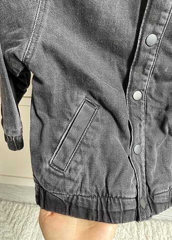 Erkek Çocuk Siyah Denim Ceket - Görsel 5
