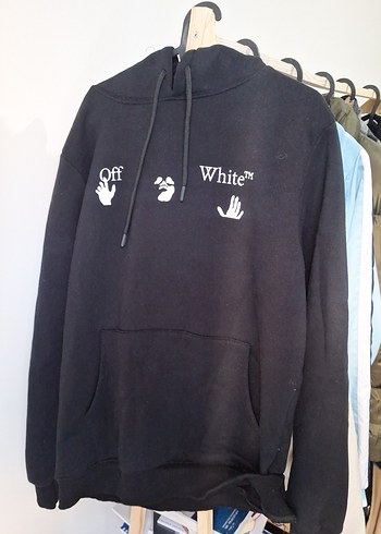 Siyah Kapüşonlu Oversize Sweatshirt