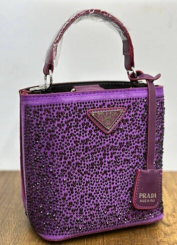 Prada Prada taşlı çanta 