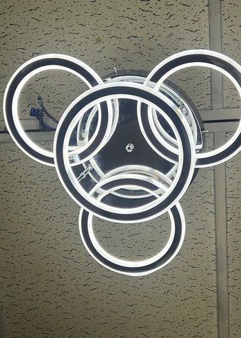 Gri Beyaz Modern LED Tavan Lambası