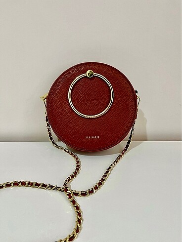  Beden bordo Renk Ted Baker Orijinal Mini Çanta
