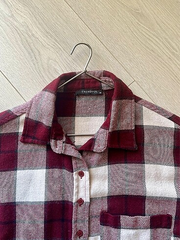 xs Beden bordo Renk Oduncu Gömlek Bordo