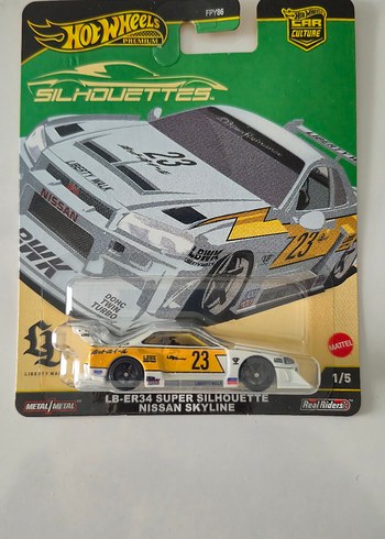  Beden Hot Wheels Premium Silhouettes RWB Porsche 930 ve Nissan Skyline