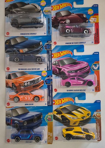 Hot Wheels Ferrarili 7'li LOT
