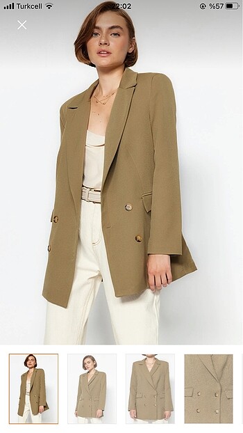 Trendyol & Milla Hiç giyilmedi blazer ceket
