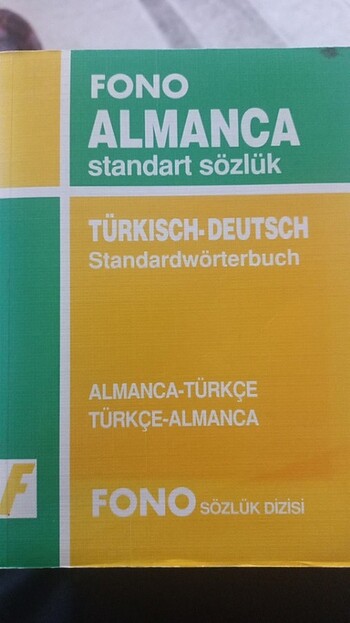 Almanca Türkçe - Türkçe almanca sözlük 