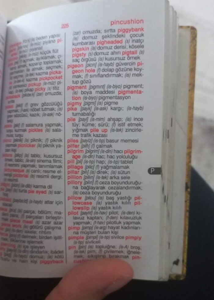 İngilizce Türkçe - Türkçe - İngilizce sözlük   - Görsel 3