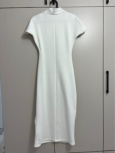 Zara Zara MIDI beyaz elbise