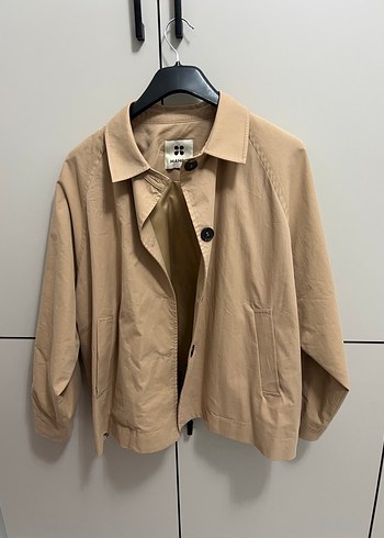 Bej Düğmeli Kadın Ceket - Görsel 2