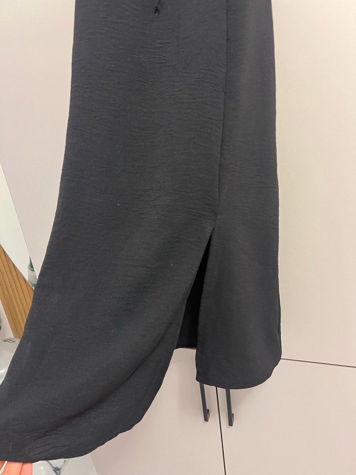 Siyah Uzun  Kadın Elbise - Görsel 3