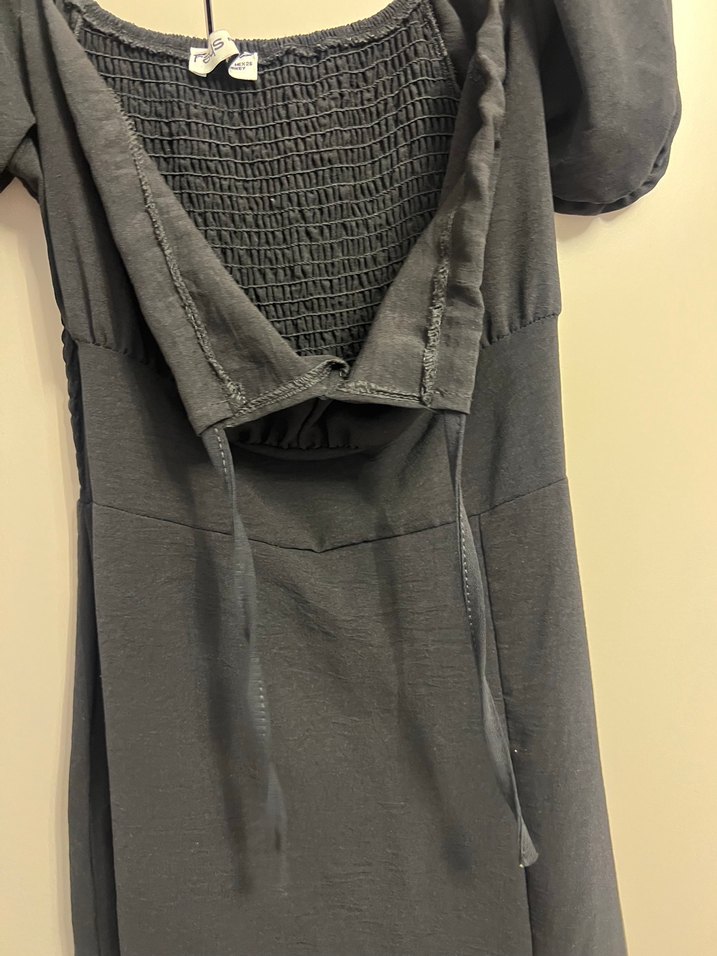 Siyah Uzun  Kadın Elbise - Görsel 4