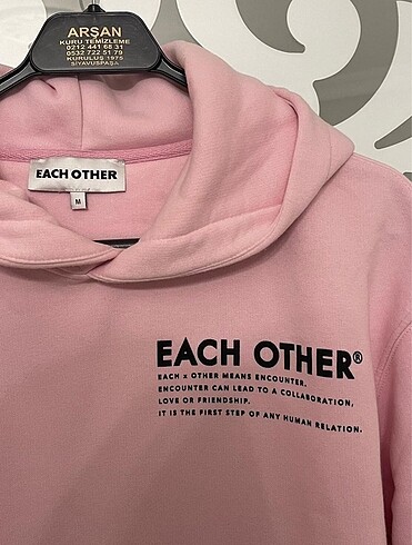 Bershka pembe sweatshirt