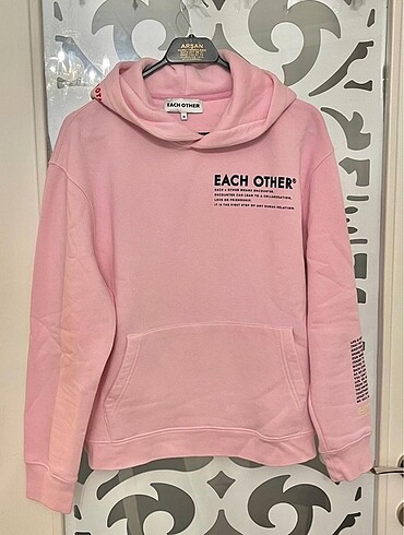 m Beden pembe sweatshirt