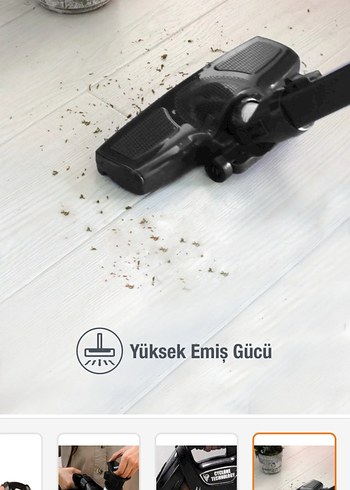 Dikey Elektrikli Süpürge - Görsel 6