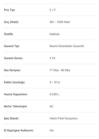 Dikey Elektrikli Süpürge - Görsel 7