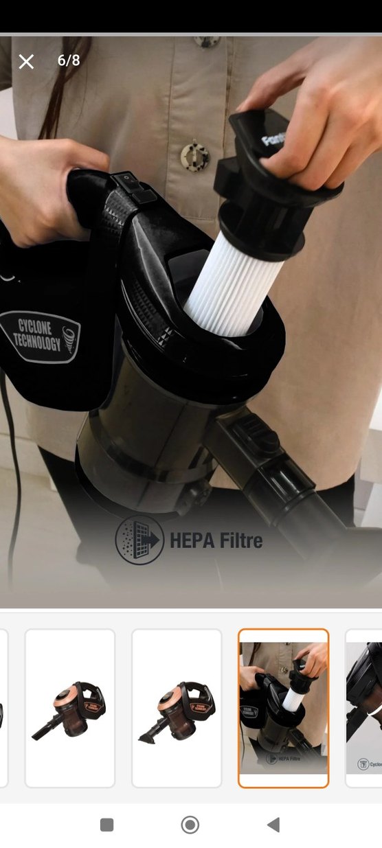 Dikey Elektrikli Süpürge - Görsel 5