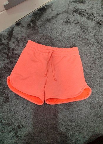 6 Yaş Beden sarı Renk Sarı Örgü Mini Pamuklu Şort 3 lü set