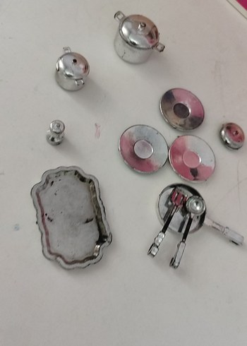 Mini Metal görünümlü Mutfak Aksesuarları Seti - Görsel 2