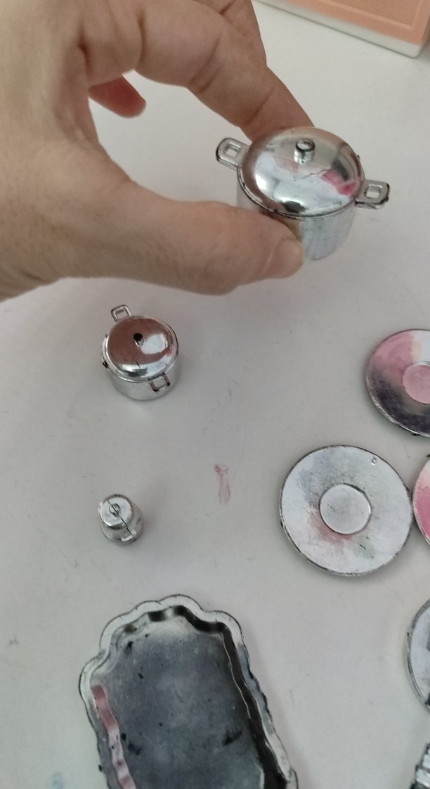 Mini Metal görünümlü Mutfak Aksesuarları Seti - Görsel 3