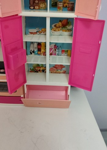 Renkli Pembe Oyuncak Mutfak Seti - Görsel 5