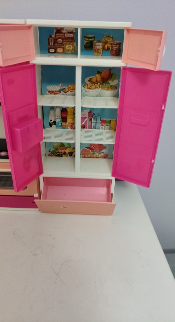 Renkli Pembe Oyuncak Mutfak Seti - Görsel 5