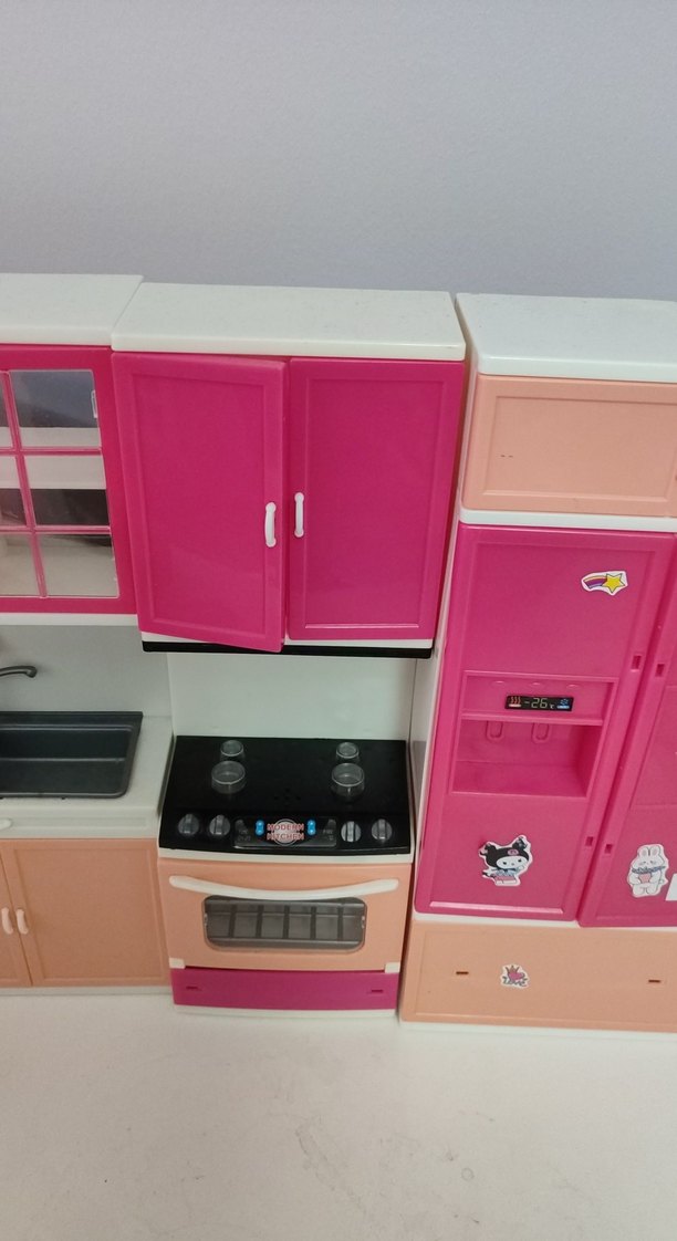 Renkli Pembe Oyuncak Mutfak Seti - Görsel 3